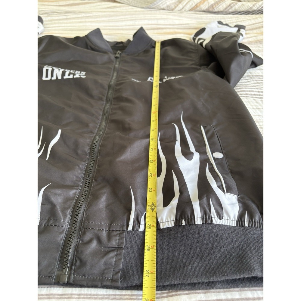 NWOT Jean Basquiat x Members Only Bomber Jacket Black Boone Mona Lisa (Large) - Picture 8 of 9
